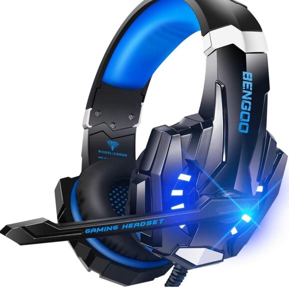 Stereo Gaming Headset for PS4 PC Xbox One PS5 Controller - Picture 1 of 8